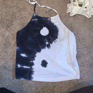 LA hearts tie dye halter